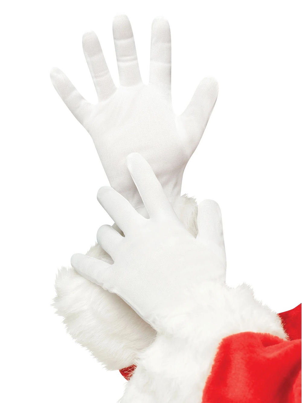 White Plus Size Gloves Costume Accessory